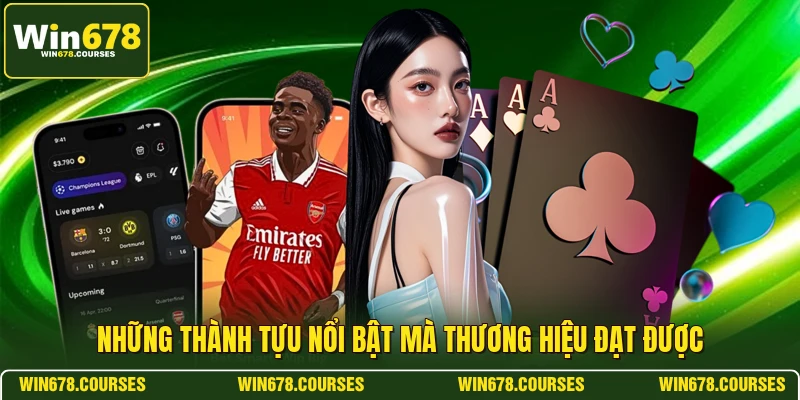 Những thành tựu nổi bật mà thương hiệu đạt được 